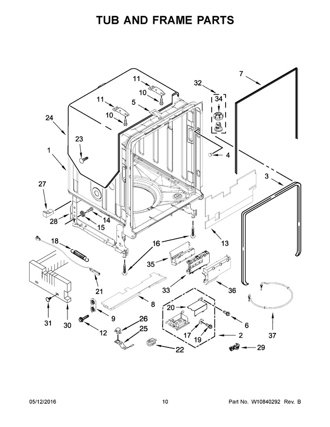 Diagram for KDTM384EBS0