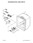 Diagram for 05 - Refrigerator Liner Parts