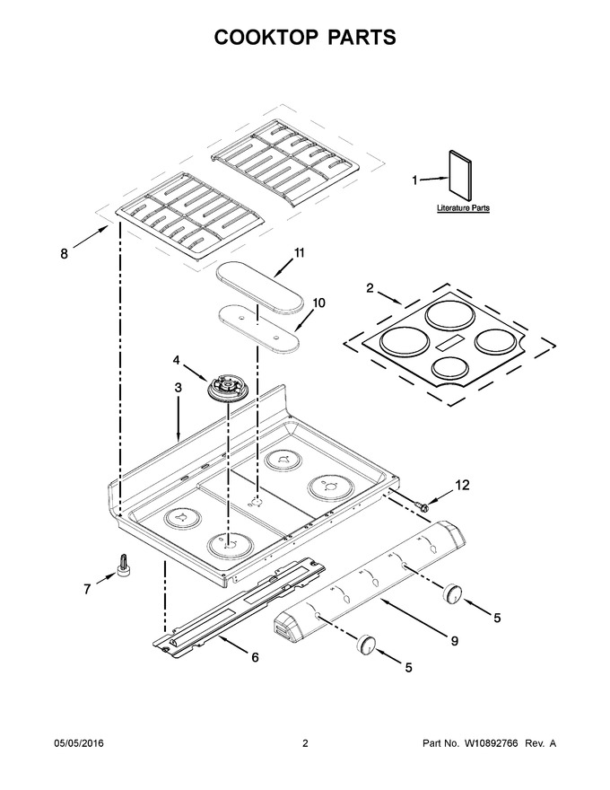 Diagram for WGG755S0BS07
