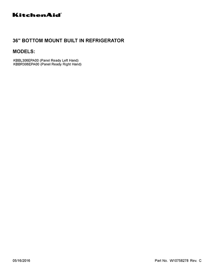 Diagram for KBBL306EPA00