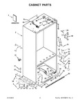 Diagram for 02 - Cabinet Parts