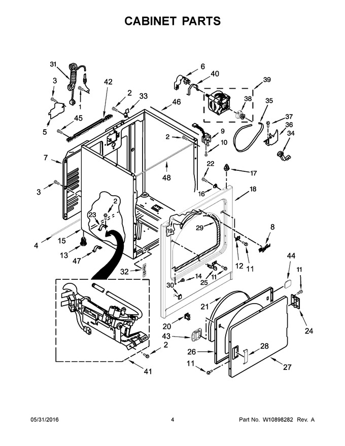 Diagram for WGD7000DW2