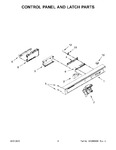 Diagram for 03 - Control Panel And Latch Parts