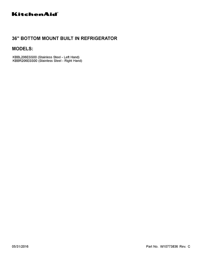 Diagram for KBBR206ESS00