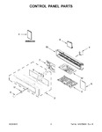 Diagram for 02 - Control Panel Parts