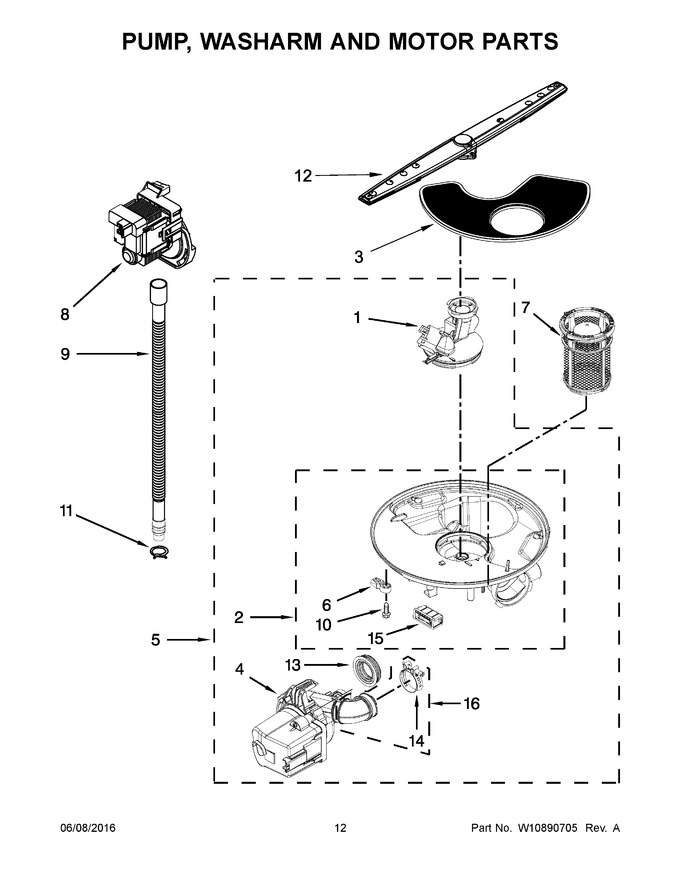 Diagram for WDF120PAFB0