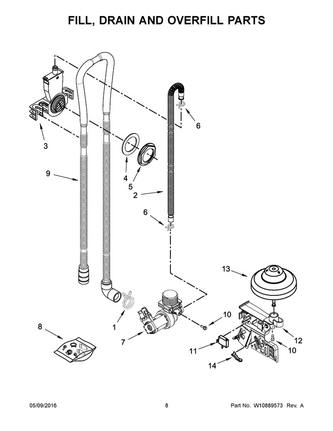 Diagram for WDF121PAFW0