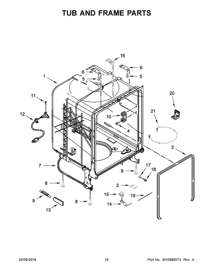 Diagram for WDF121PAFB0