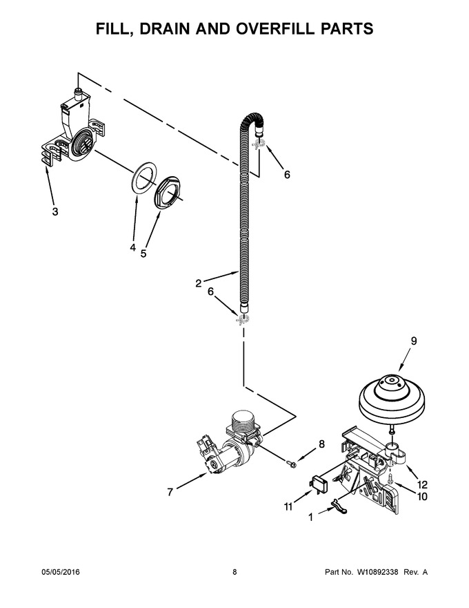 Diagram for WDP340PAFW0