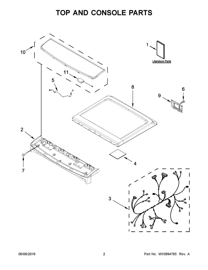 Diagram for YWED9500EW0