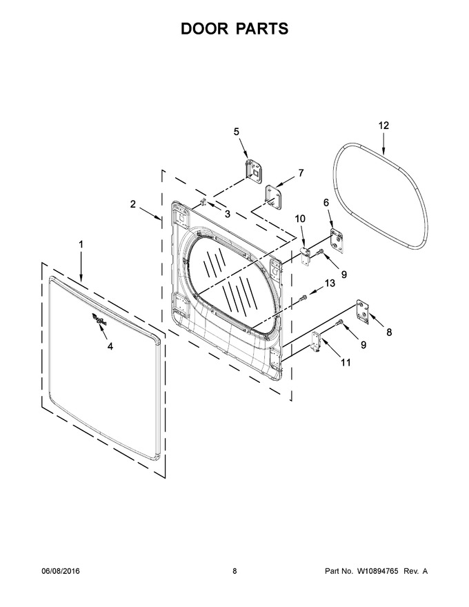 Diagram for YWED9500EW0