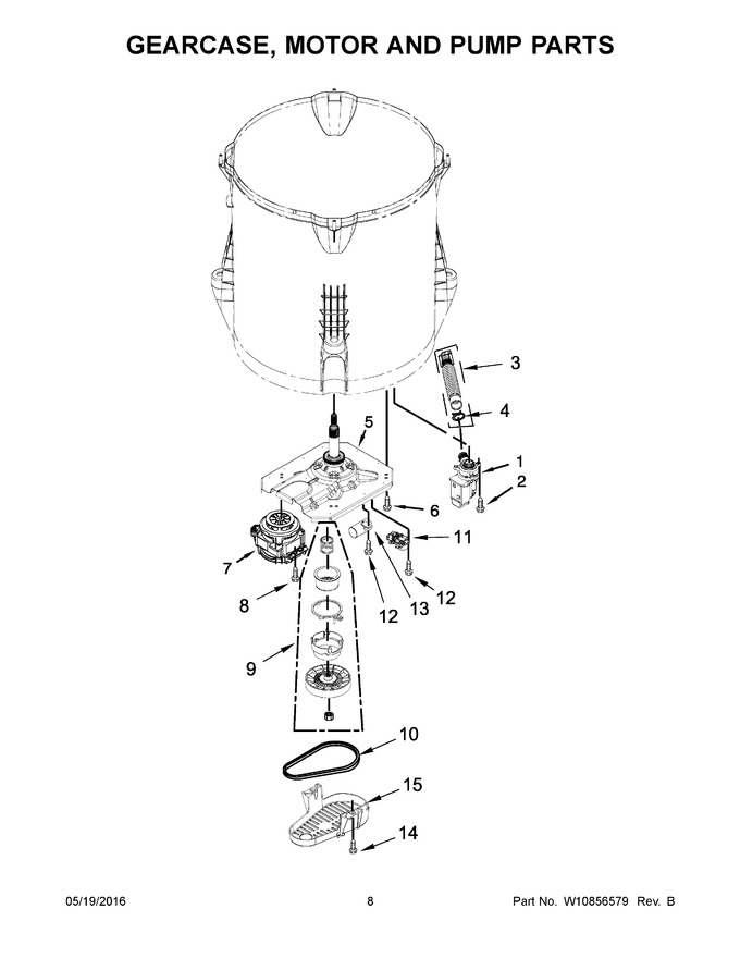 Diagram for 7MWTW5521BW1