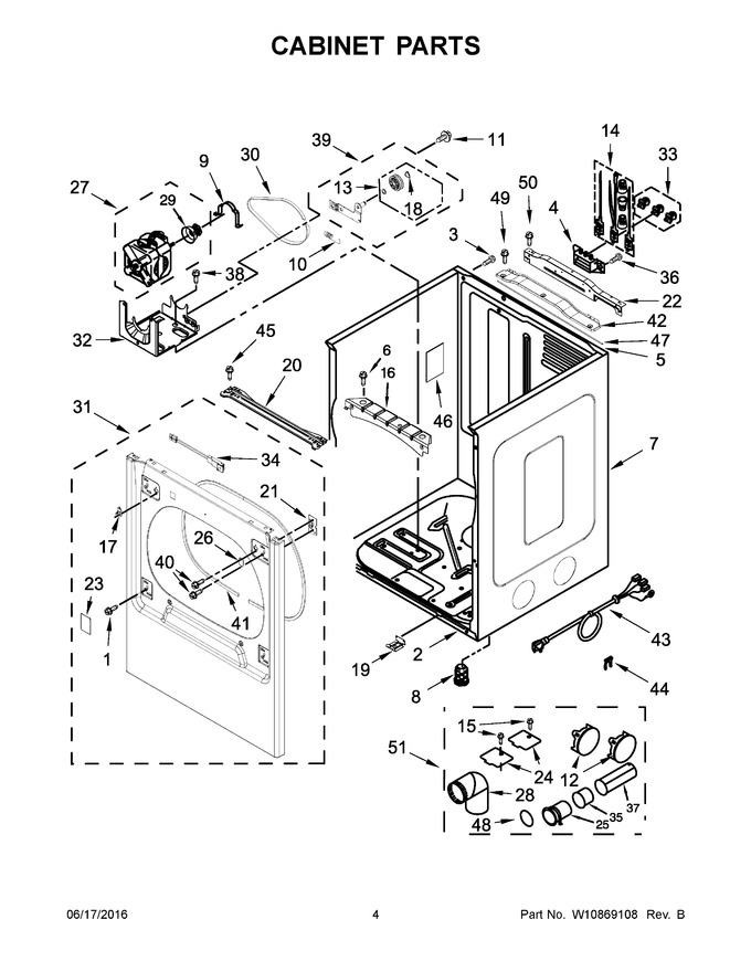 Diagram for YWED8500DW3
