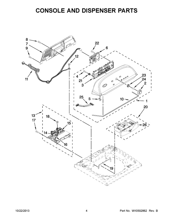 Diagram for WTW5700XW3