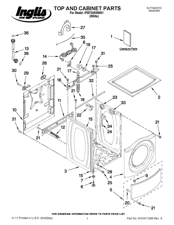 Diagram for IFW7300WW01