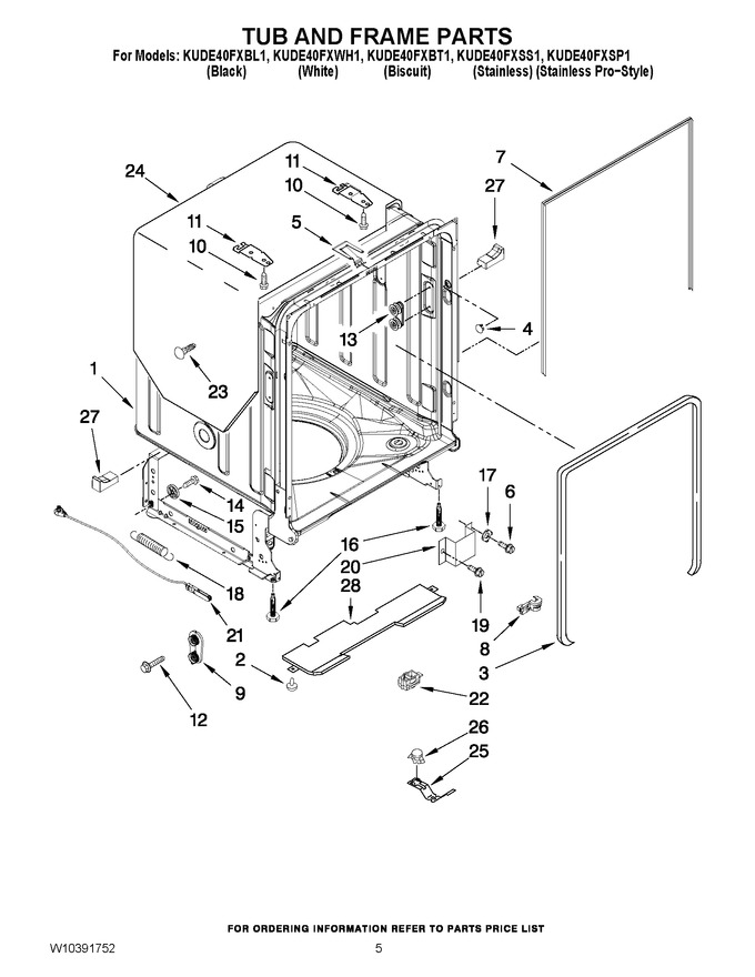 Diagram for KUDE40FXBL1