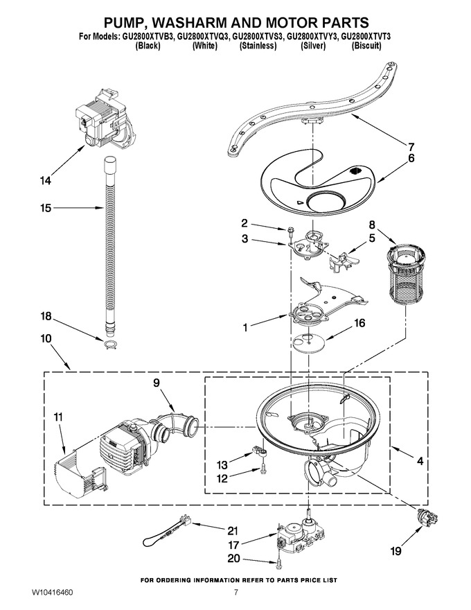 Diagram for GU2800XTVB3