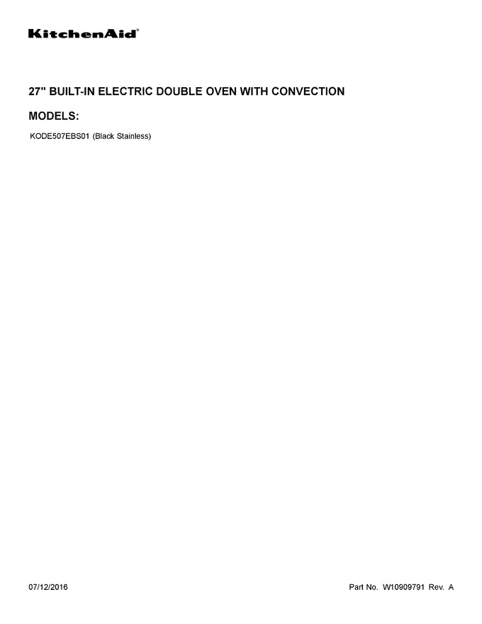 Diagram for KODE507EBS01
