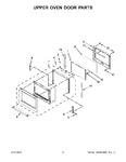 Diagram for 04 - Upper Oven Door Parts
