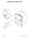 Diagram for 03 - Refrigerator Liner Parts