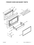 Diagram for 08 - Freezer Door And Basket Parts
