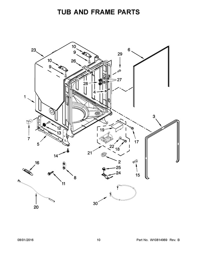Diagram for WDT780SAEM1