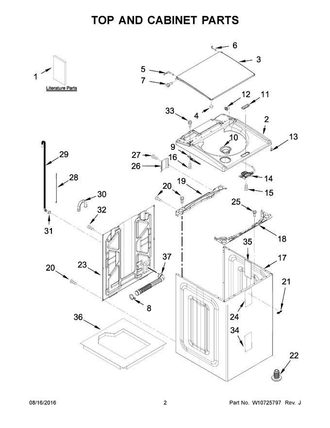 Diagram for WTW8500DR0