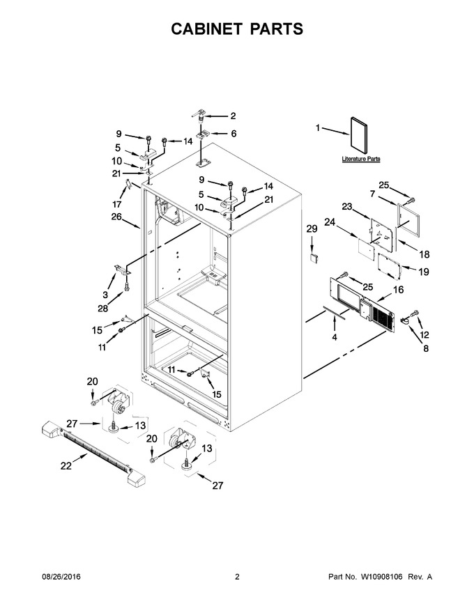 Diagram for WRF555SDFZ01