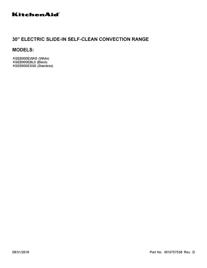 Diagram for KSEB900ESS0