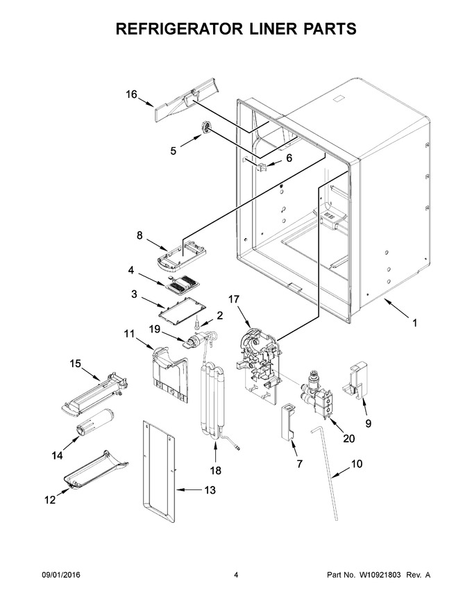 Diagram for WRX735SDBE01