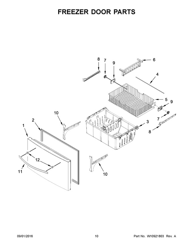 Diagram for WRX735SDBH01