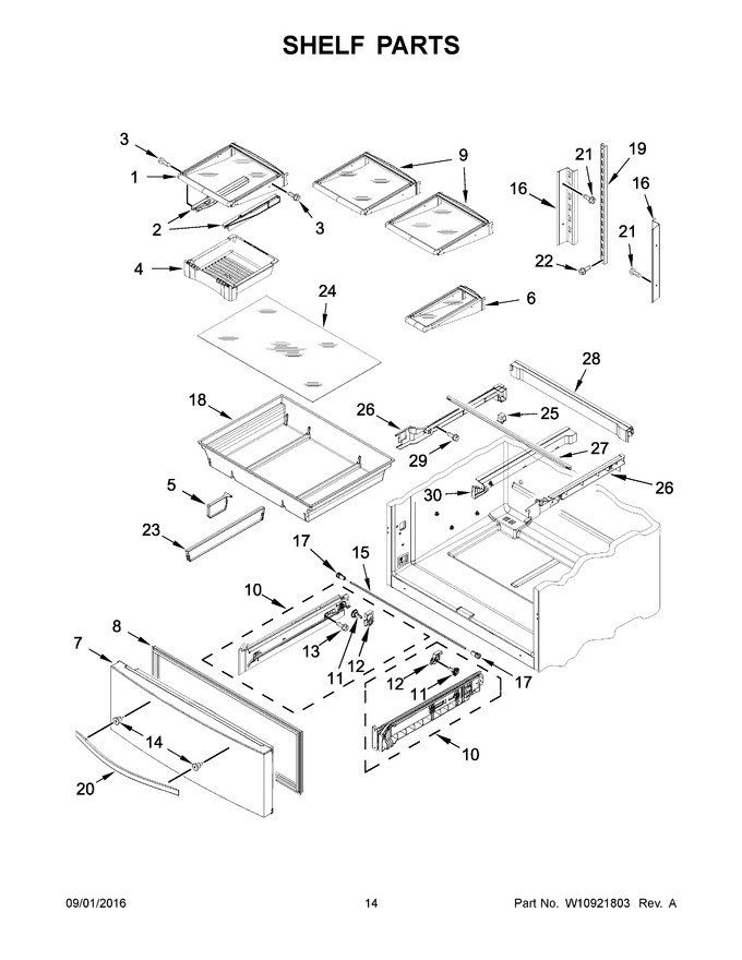 Diagram for WRX735SDBH01