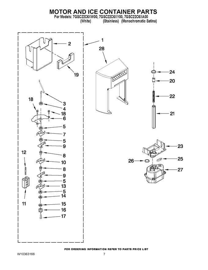 Diagram for 7GSC22C6XA00