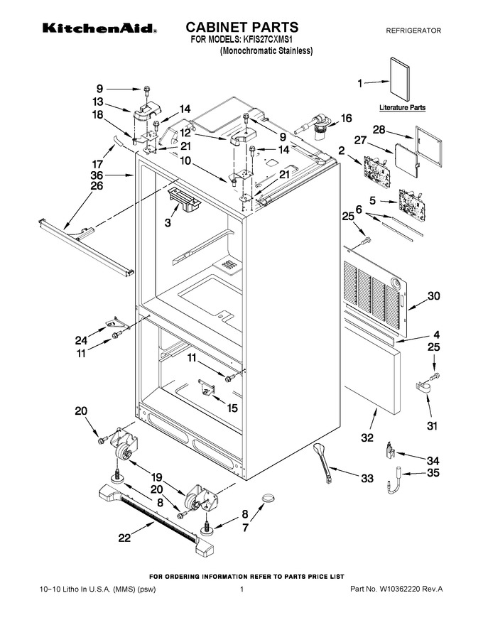 Diagram for KFIS27CXMS1
