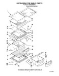 Diagram for 03 - Refrigerator Shelf Parts