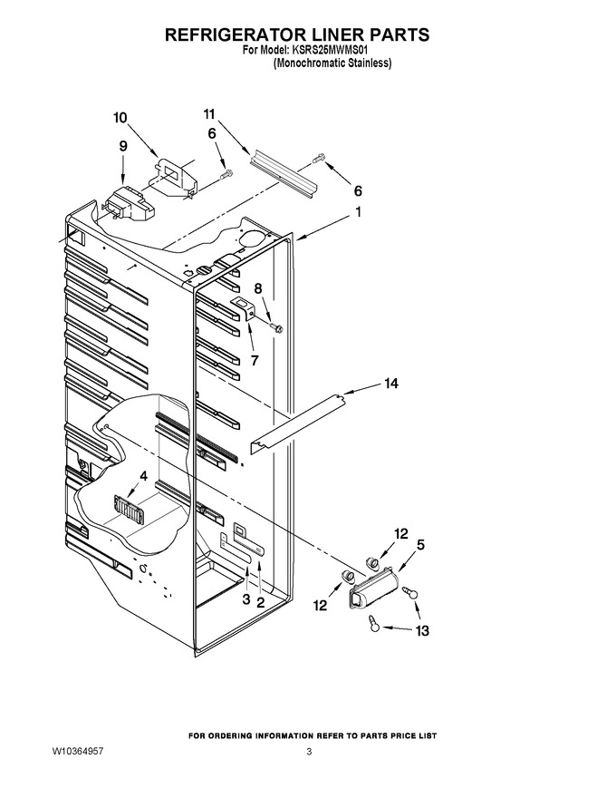 Diagram for KSRS25MWMS01