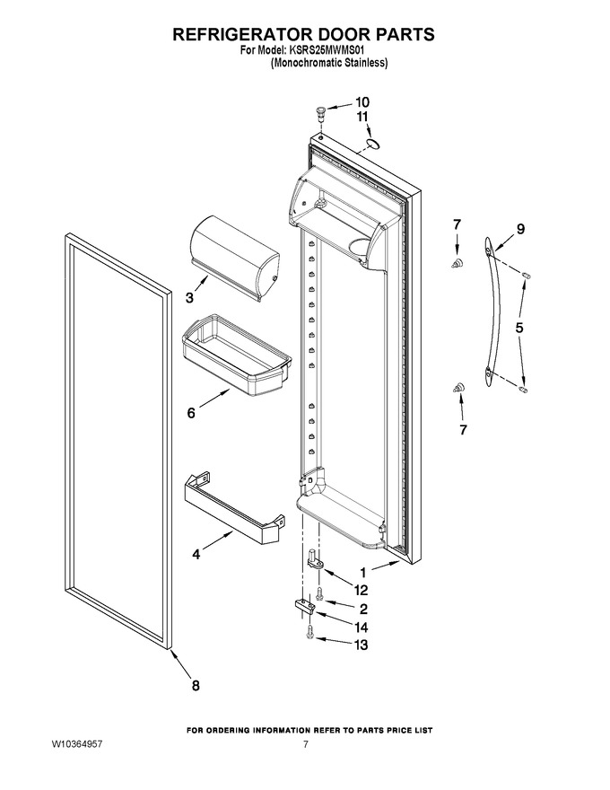 Diagram for KSRS25MWMS01