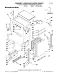 Diagram for 01 - Cabinet Liner And Door Parts