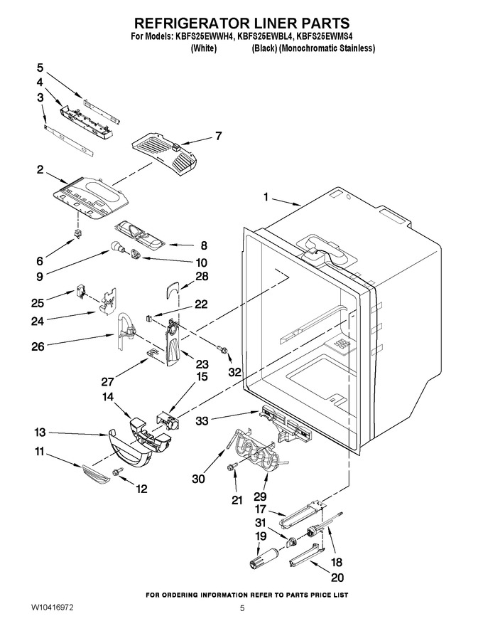 Diagram for KBFS25EWBL4