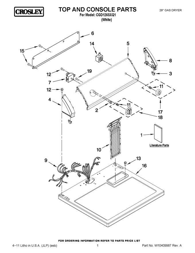 Diagram for CGD126SXQ1