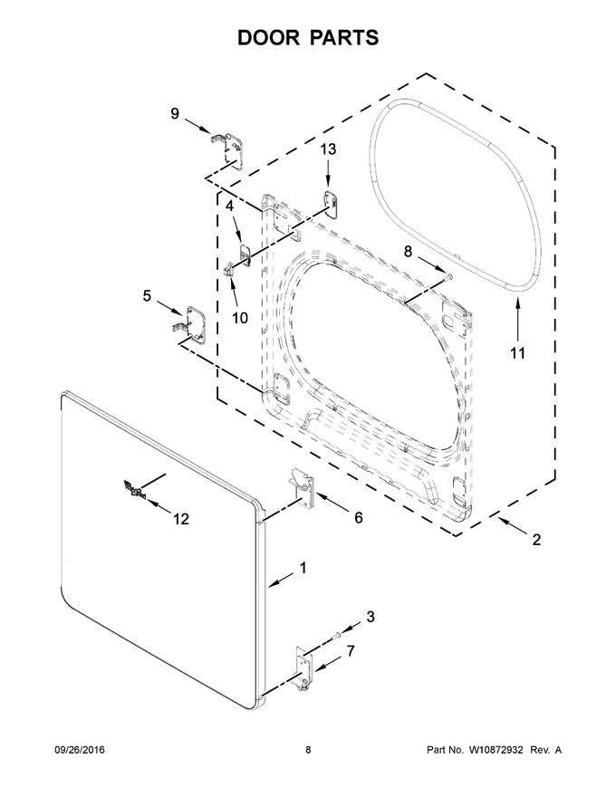 Diagram for WGD8500DR3