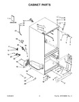 Diagram for 02 - Cabinet Parts
