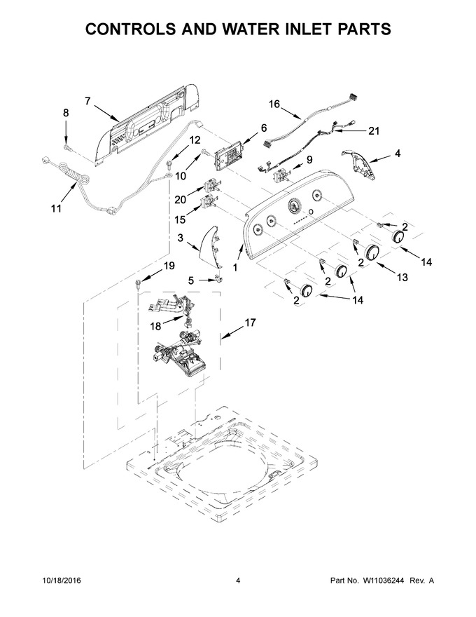 Diagram for WTW4815EW2