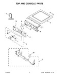 Diagram for 02 - Top And Console Parts