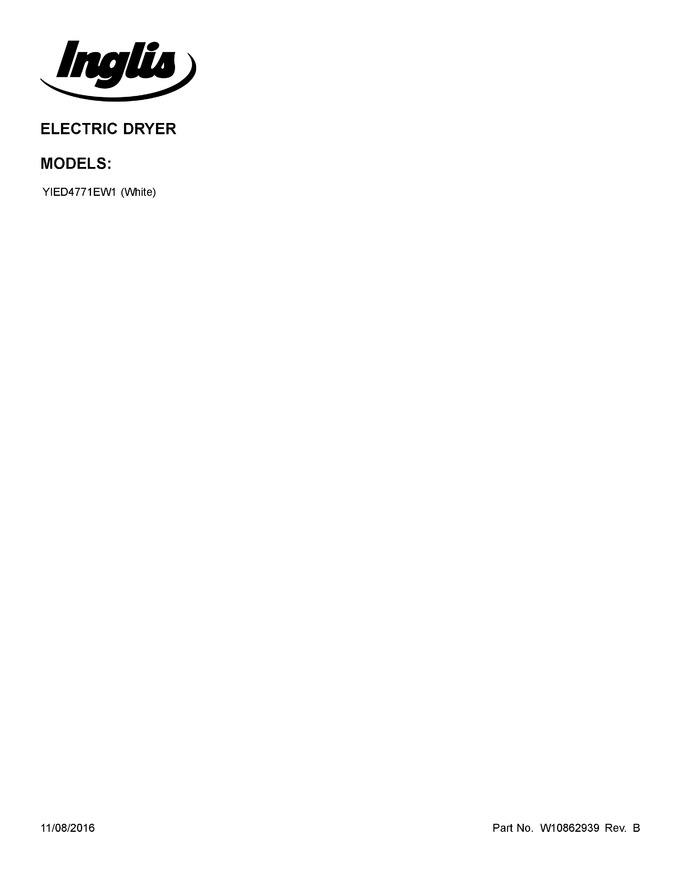 Diagram for YIED4771EW1