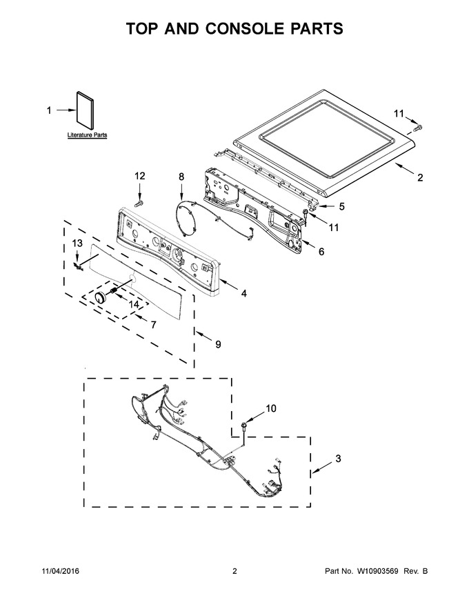 Diagram for YWED7990FW0