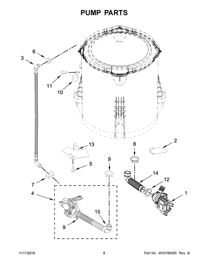 Diagram for WTW8700EC0