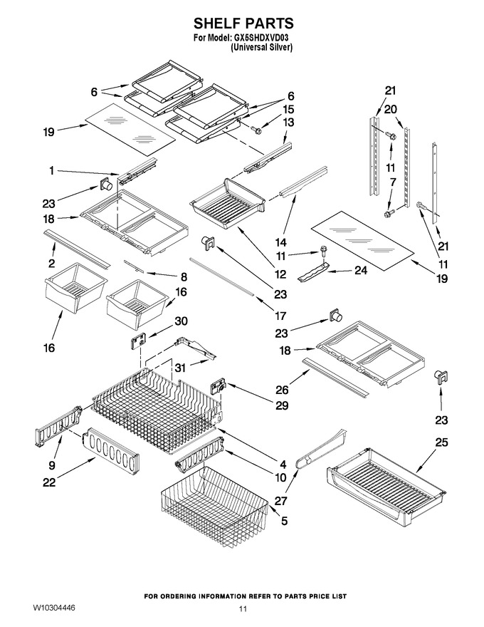 Diagram for GX5SHDXVD03