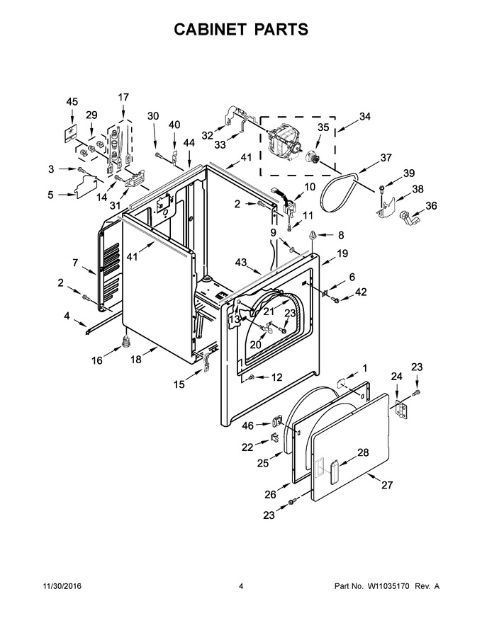 Diagram for 4KWED4605FW0