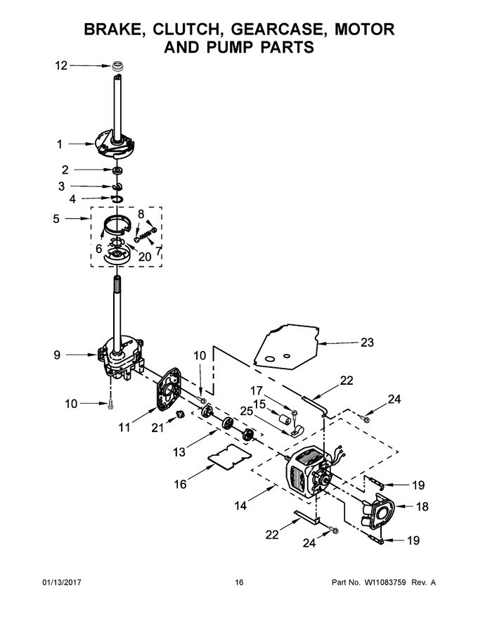 Diagram for WGT4027EW1